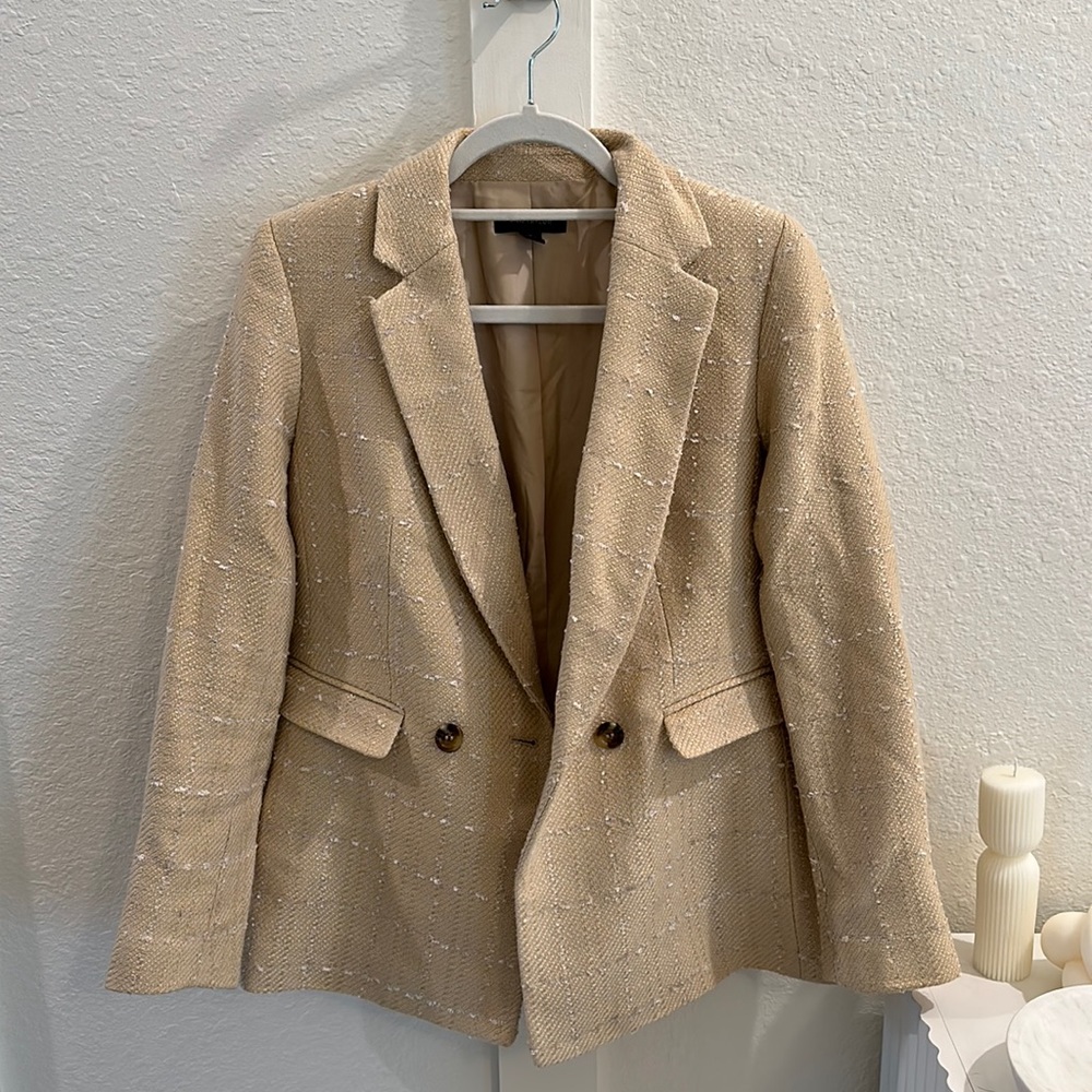 Ann Taylor tweed blazer
